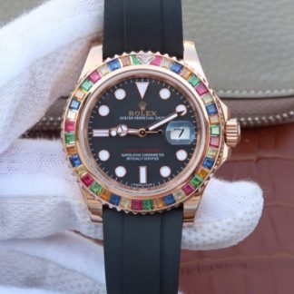 Rolex Yacht-Master 40mm 116695SATS Sort gummirem