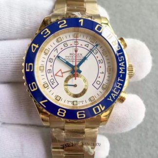 Rolex YachtMaster II 116688 YG Blå Keramik JF YG Armbånd